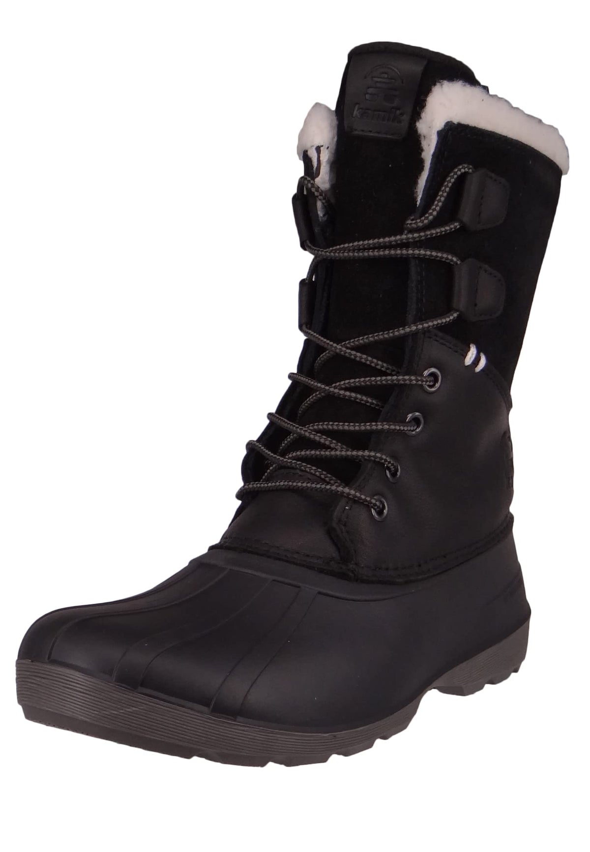 Kamik Women's Simona Waterproof Winter Boot Black 11 Medium US