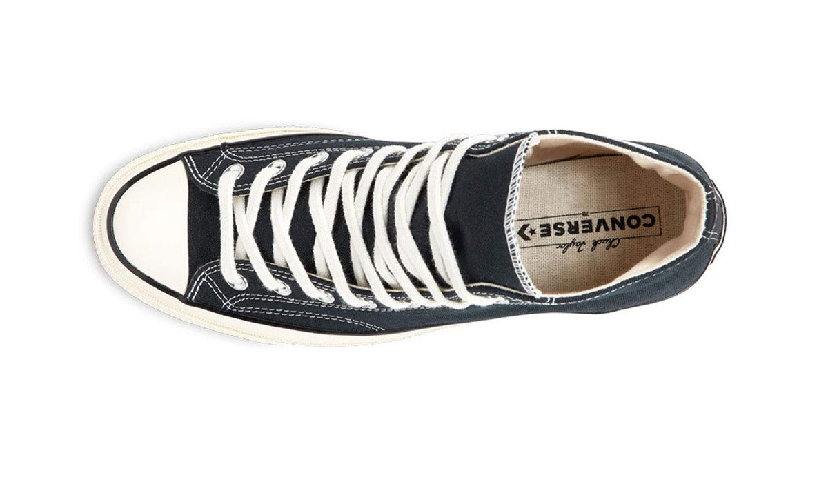 Converse Men's Chuck Taylor 70 Hi Top, Black/Black/Egret, Size 4.5