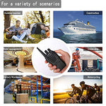 pxton Walkie Talkies Long Range for Adults with Earpieces,16 Channel Walky Talky Rechargeable Handheld Two Way Radios with Flashlight Li-ion Battery and Charger(4 Pack)