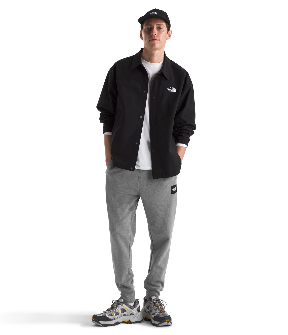 The North Face Men's Core Jogger, TNF Medium Grey Heather/TNF Black, X-Small Regular
