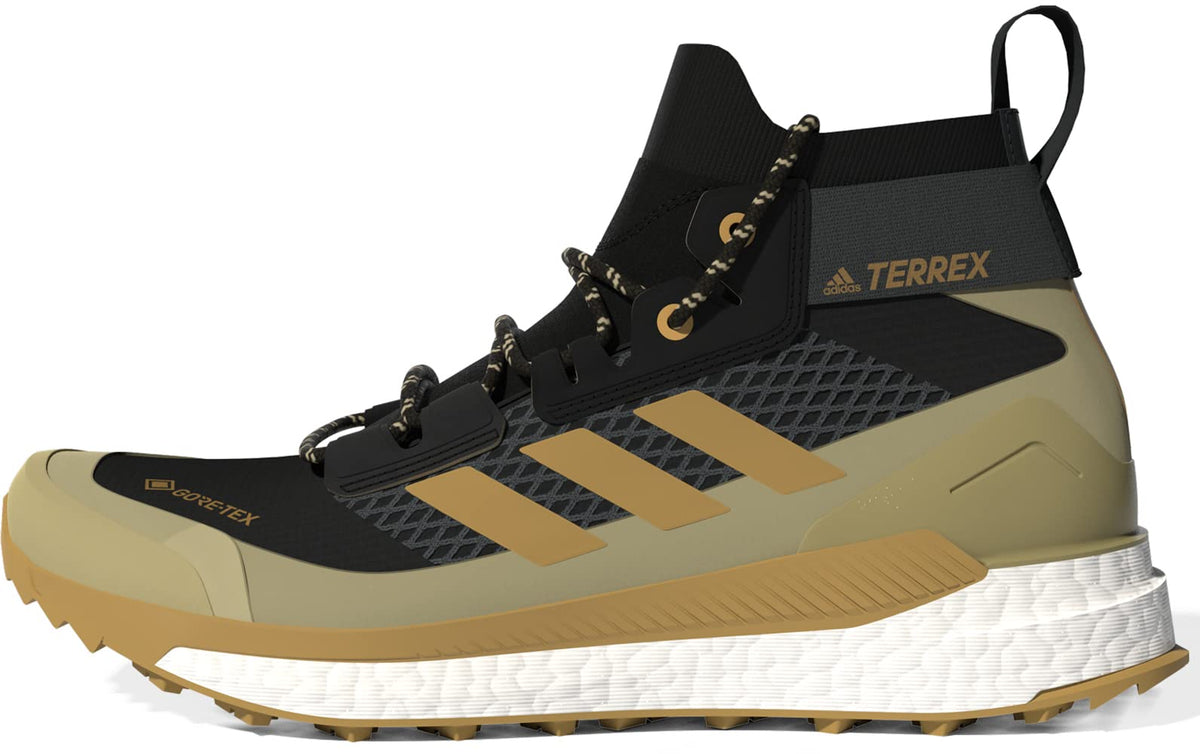adidas Men's Terrex Free Hiker Gore-Tex Hiking Shoe, Core Black/Mesa/Beige Tone - 13