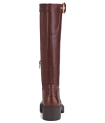 Coach Lilli Leather Boot Walnut 6.5 B (M)