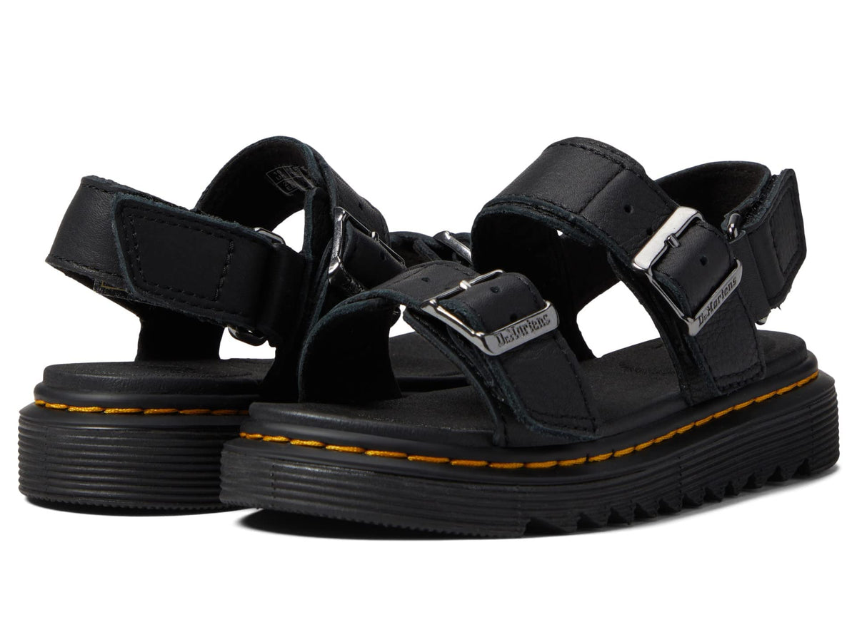 Dr. Martens Kyle (Little Kid/Big Kid) Black Stellar 2 UK (US 3 Little Kid) M