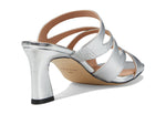 Cole Haan Alyse Heeled Sandal 65 mm Silver Specchio Leather 8 B (M)