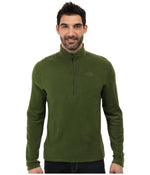 The North Face Men's TKA 100 Glacier 1/4 Zip, Scallion Green, MD