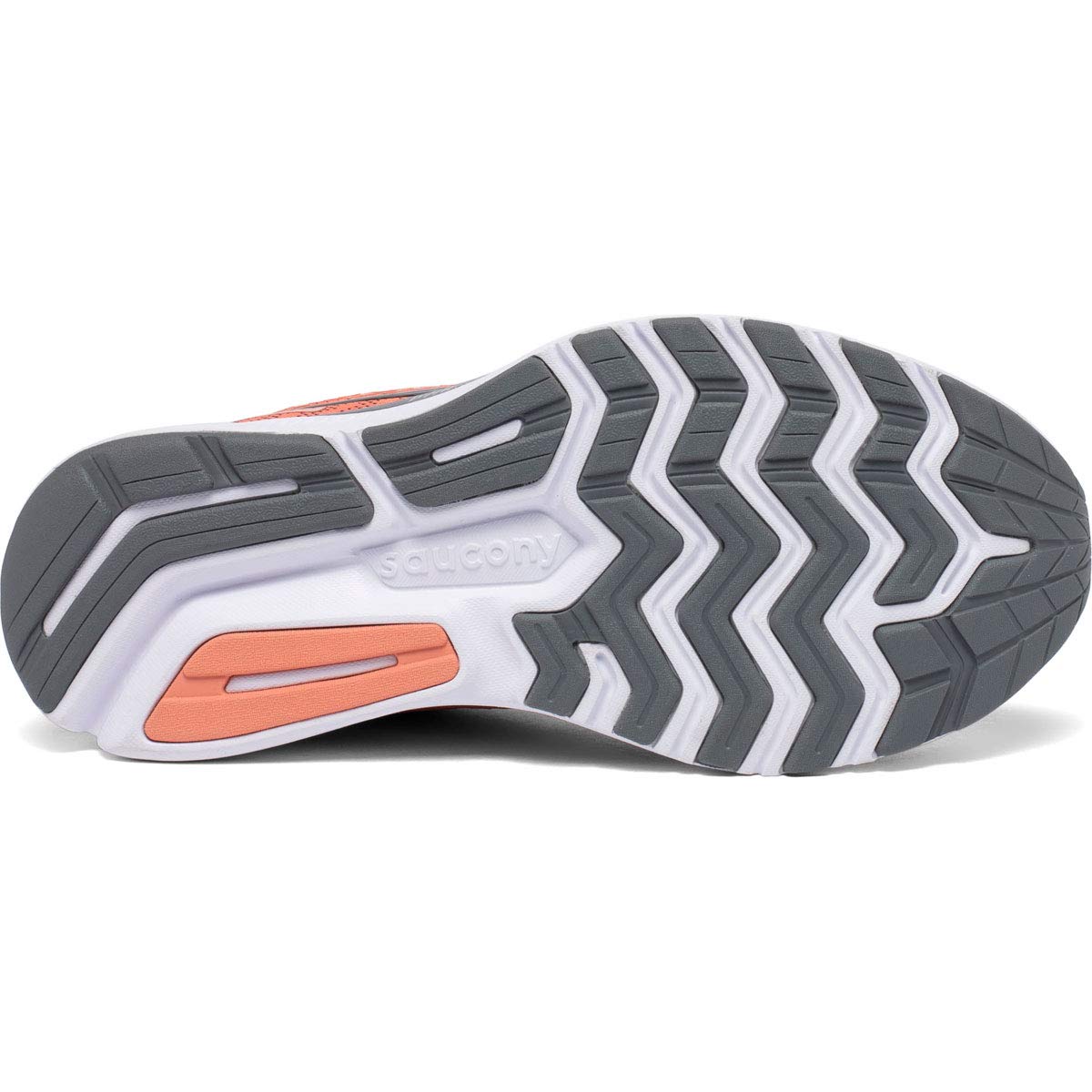 Saucony Women's Ride 13, Coral/Alloy, 11.5 Medium