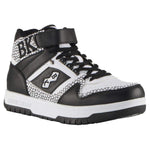 British Knights Men's Kings SL Deluxe Classic Hi Top Fashion Sneaker, White/Black 10 M US