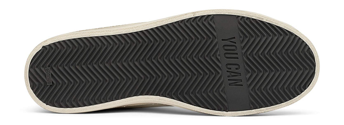 P448 Women's John Platinum Glitter Leather Low-Top Italian Sneaker