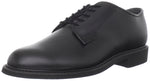 Bates Men's Leather Uniform Oxford, Black, 6 E US