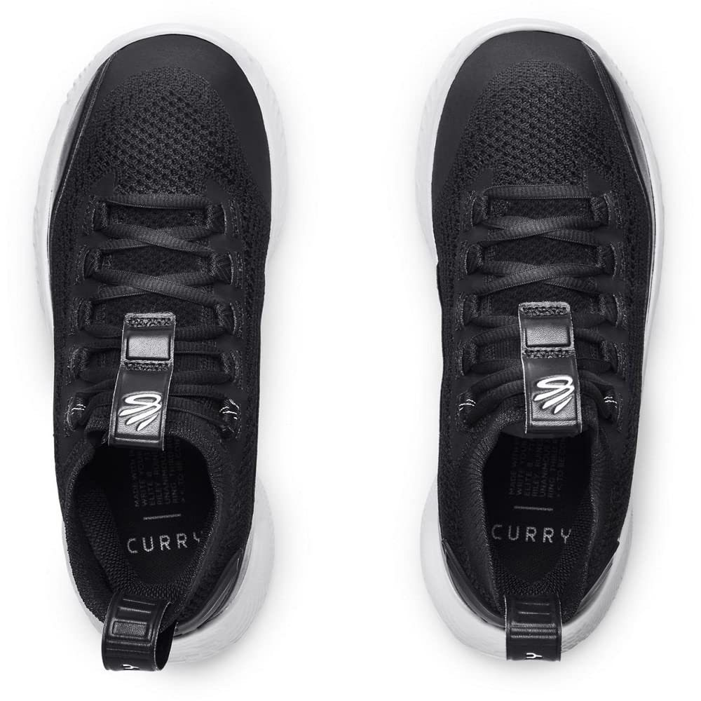 Under Armour Kids Curry 8 (GS) Basketball Shoe, Black, 4.5 Big Kid