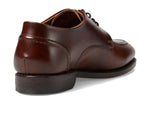 Allen Edmonds Men's Raymond Apron-Toe Derby Moccasin, Brown Museum Leather, 9.5