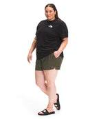 THE NORTH FACE Women's Aphrodite Motion Short, New Taupe Green, X-Large Regular