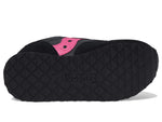 Saucony Baby Jazz Hook & Loop Sneaker, Black/Pink, 8.5 US Unisex Little Kid