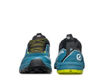 SCARPA Men's Rapid Hiking and Approach Shoes - Blue/Acid Lime - 10-10.5