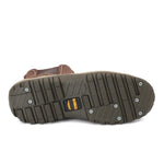 DEWALT Level Men's Slip-On, Steel Safety Toe, Leather Work Boots 9.5 Brown