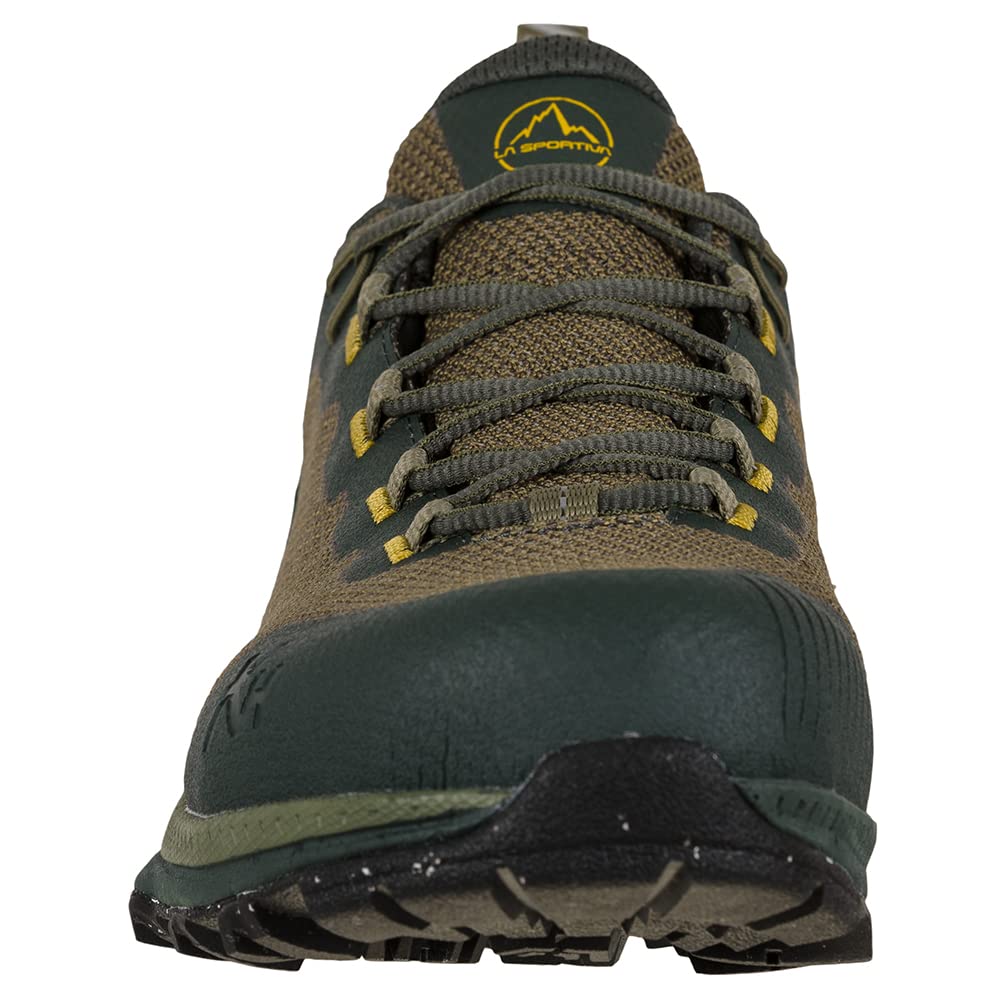 La Sportiva Mens TX Hike GTX Hiking Shoes, Charcoal/Moss, 10