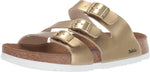 Birkenstock Betula Licensed Leo Soft Metal Gold Birko-Flor™ EU 39 (US Women's 8-8.5) Narrow