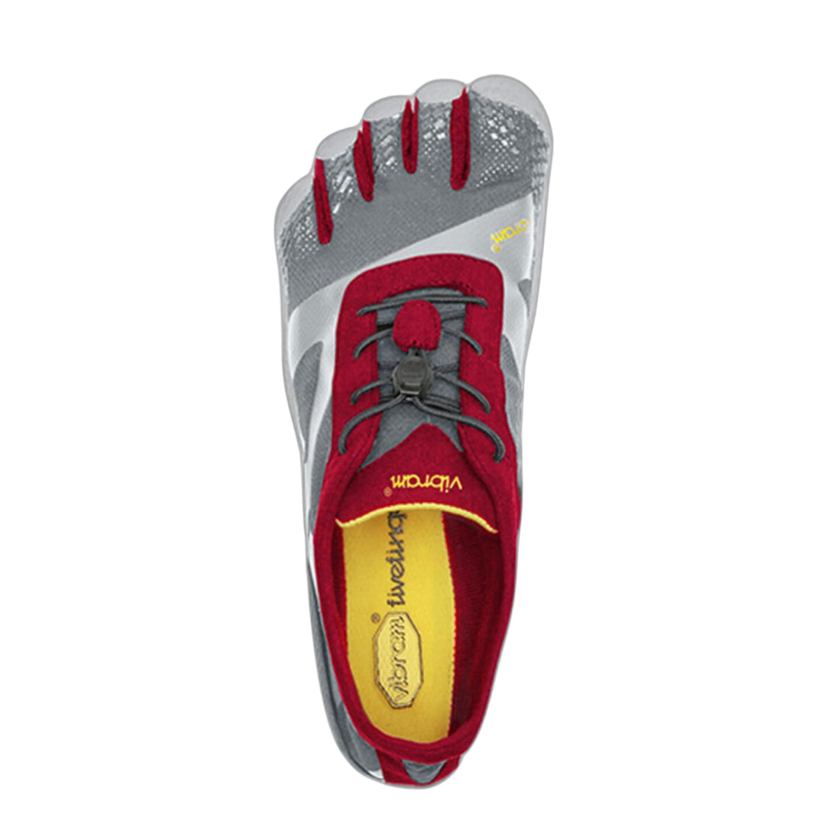 Vibram FiveFingers Men's KSO EVO Cross Training Shoe 12.5 - 13 US Grey/Red