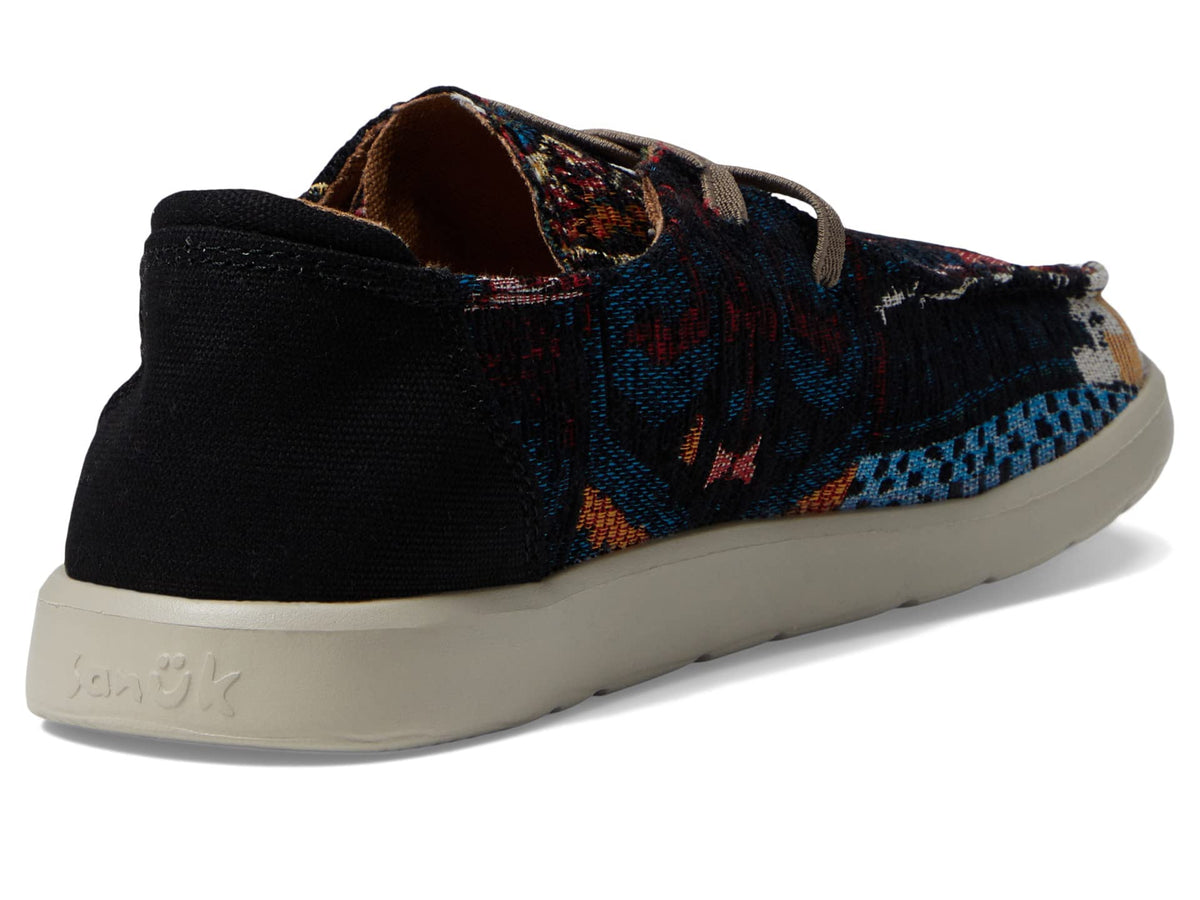 Sanuk Men's Shaka Lite SL Rug Loafer, Black Multi, 9