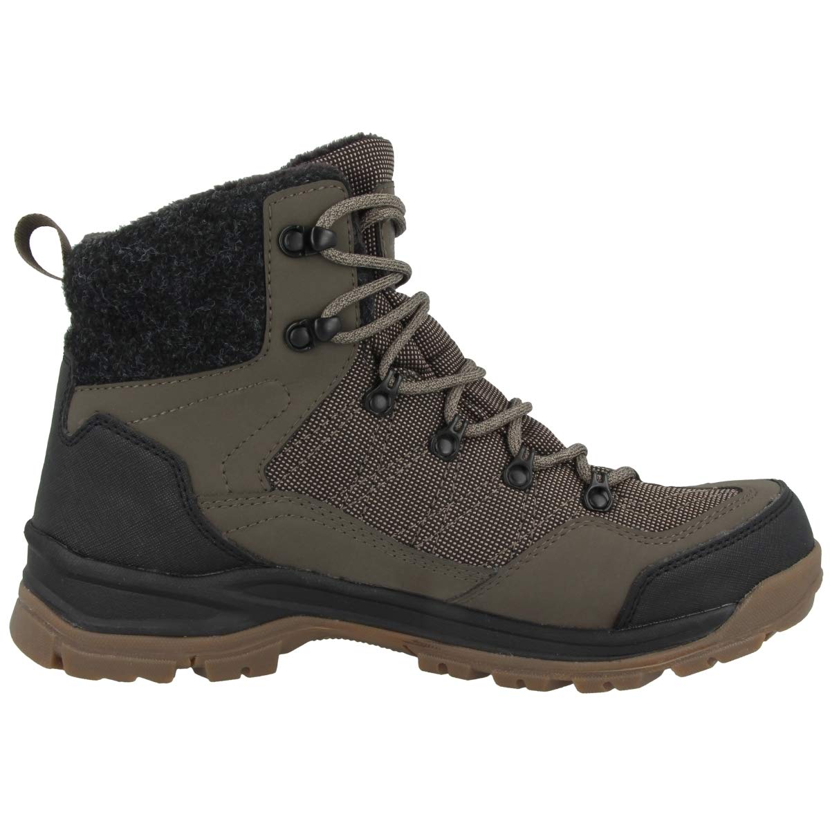 Jack Wolfskin mens Aspen Texapore Mid M Hiking Boot, Coconut Brown/Black, 10.5 US