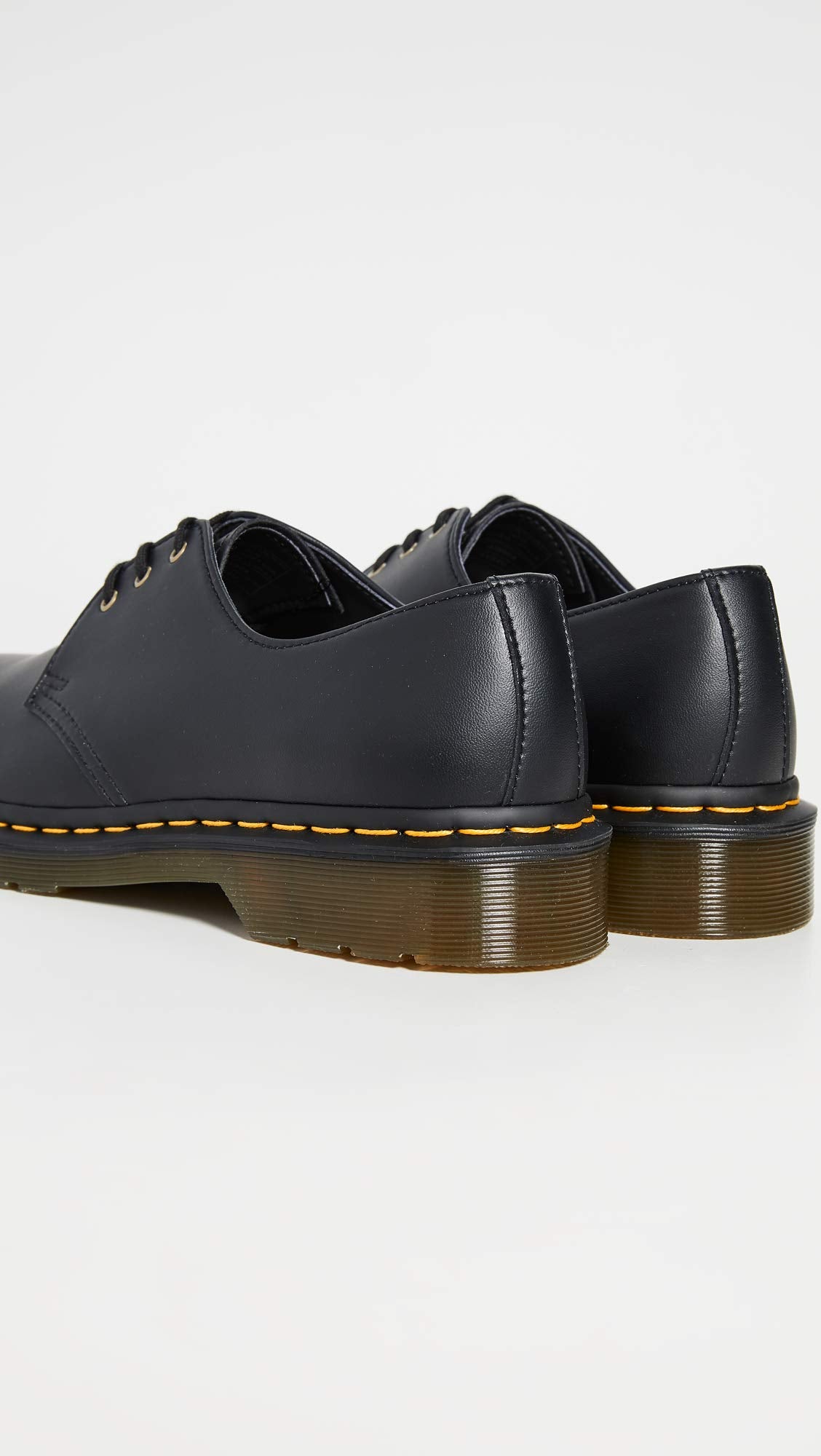Dr. Martens Unisex Vegan 1461 Oxford Shoe, Black Felix Rub Off, 8 Women/7 Men