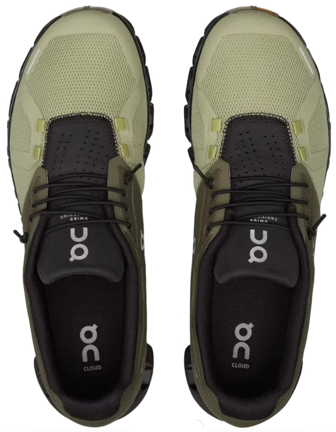 On Men's Cloud 5 Sneakers, Grove | Haze, Green, 12 Medium US