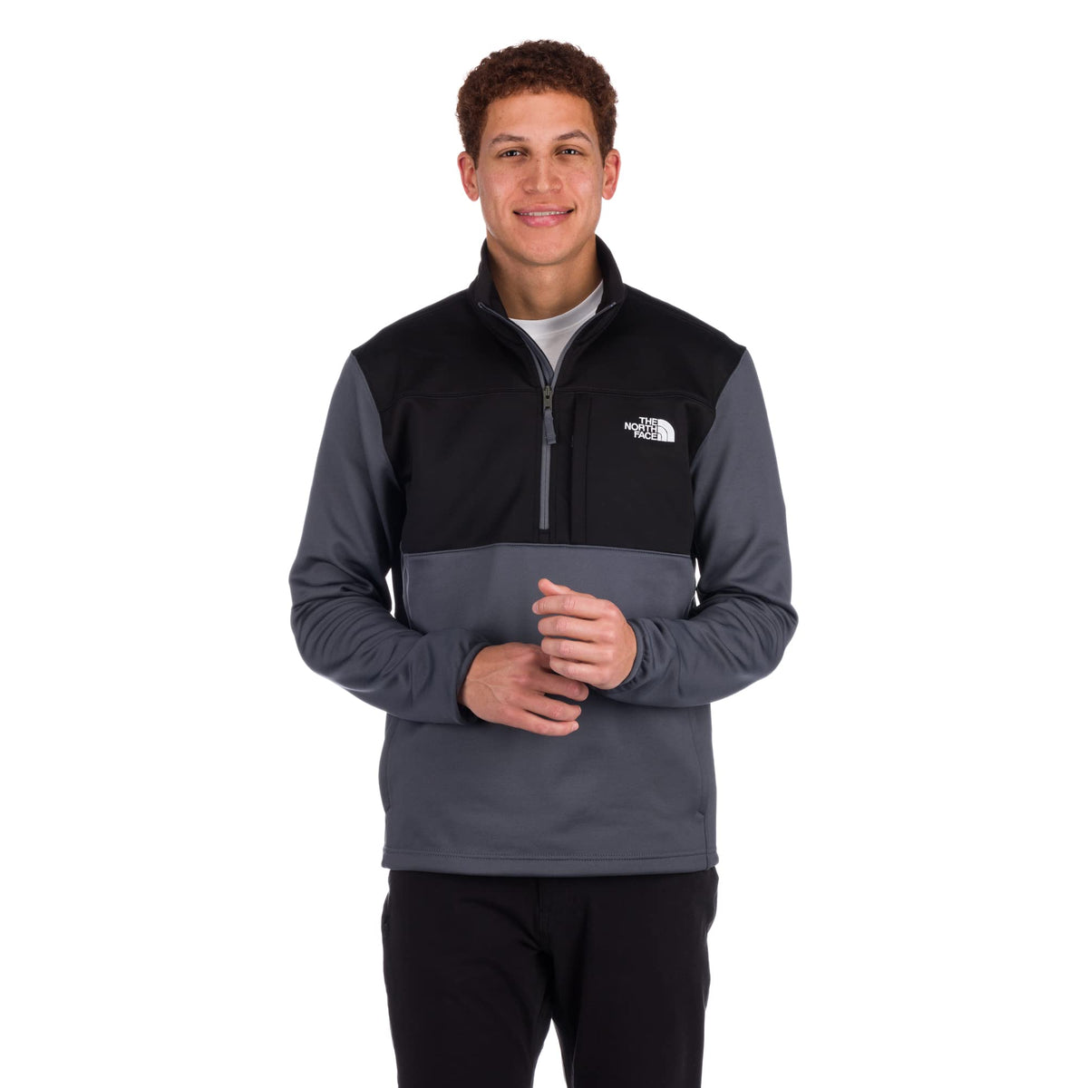 THE NORTH FACE Men's Astro Ridge ¼ Zip, Vanadis Grey, X-Large