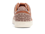 Coach C201 Micro Signature Sneaker Burnished Amber 9.5 D (M)
