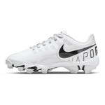 Nike Youth Vapor Edge Shark Football Cleats (6Y, White/Grey Fog/Black)