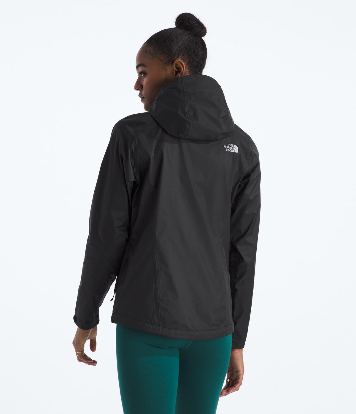 THE NORTH FACE Women’s Venture 2 Waterproof Hooded Rain Jacket (Standard and Plus Size) Medium Tnf Black