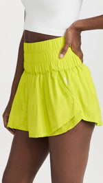 Free People Way Home Skort Limelight MD (Women's 8-10)