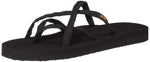 Teva Women's Olowahu Flip Flop Sandal (6 B(M) US/37 EUR, Mix B Black On Black)