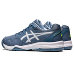ASICS Men's Gel-Dedicate 7 Tennis Shoes, 6, Steel Blue/White