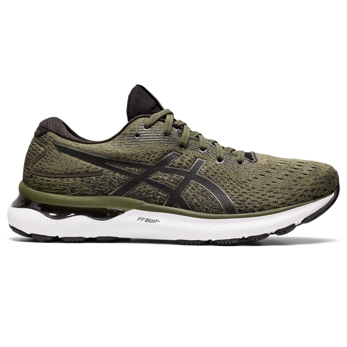 ASICS Gel-Nimbus® 24 Olive Canvas/Gunmetal 8 D (M)
