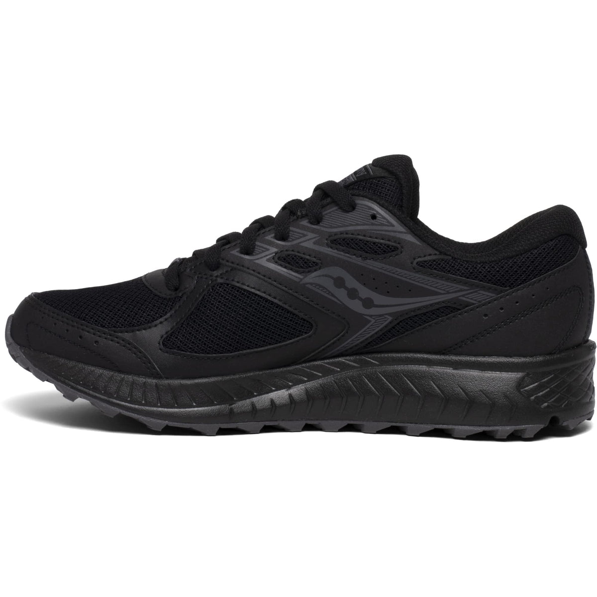 Saucony Men's Cohesion TR13 Running Shoe, Black/Grey, 10.5