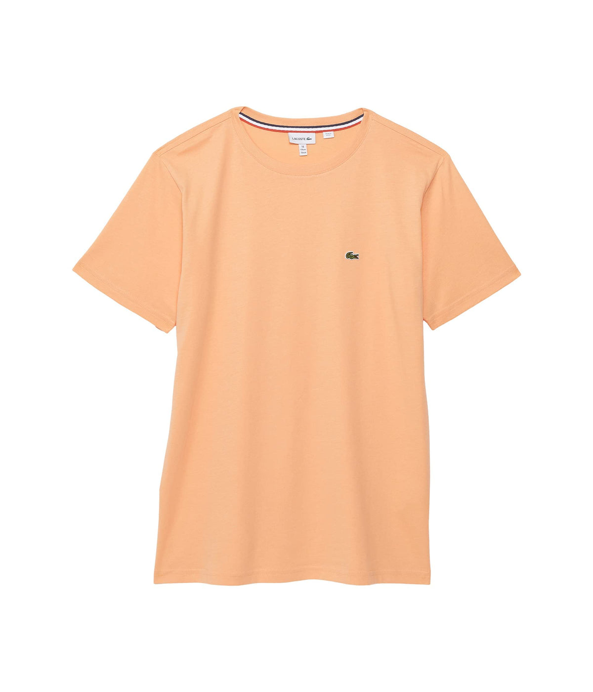 Lacoste Boy's Short Sleeve Solid Crew T-Shirt (Toddler/Little Kids/Big Kids) Ledge 5 (Little Kid)