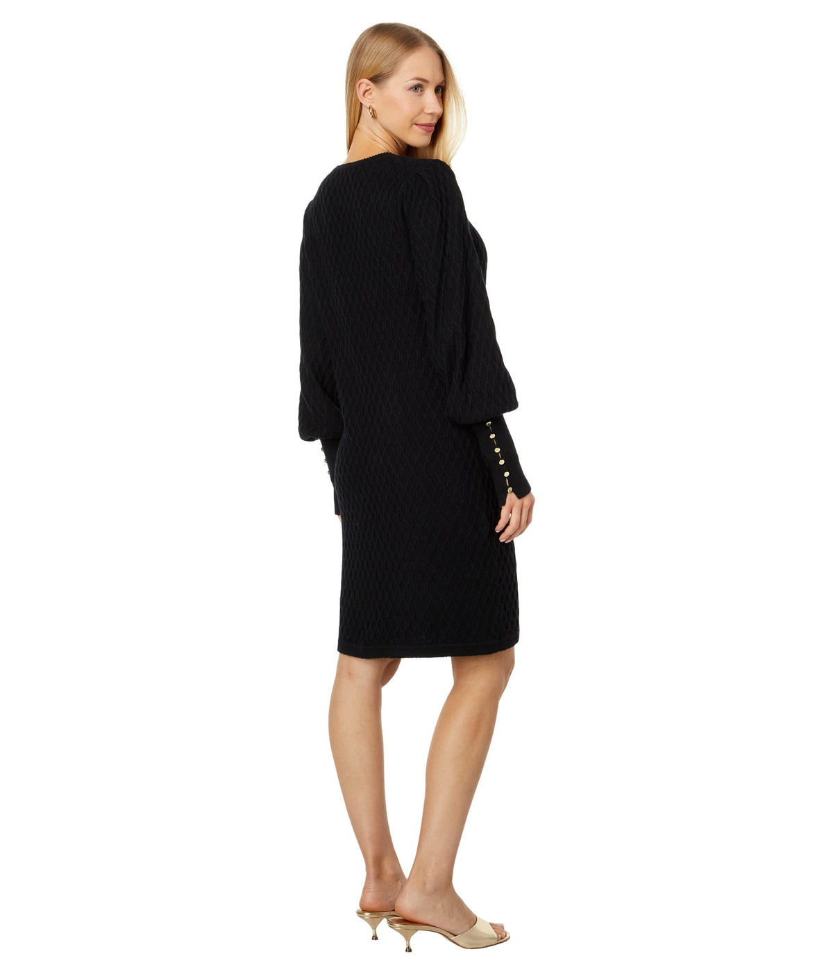 Lilly Pulitzer Jacquetta Sweaterdress Black XL