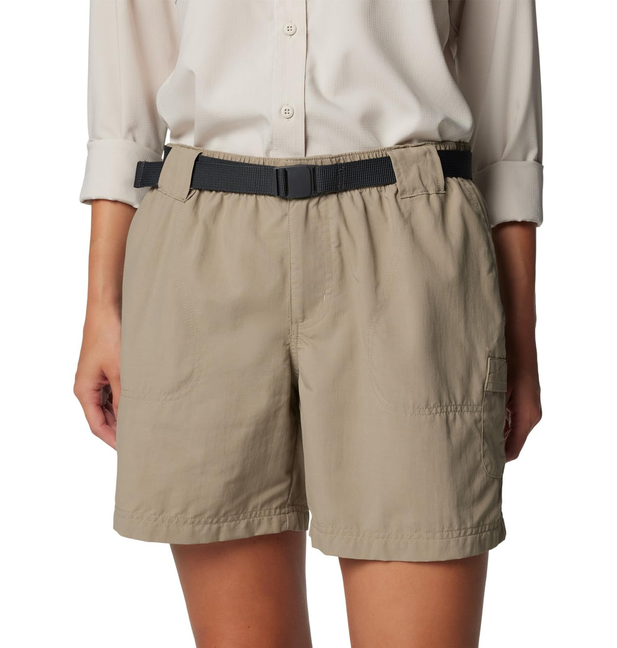 Columbia Women's Sandy River Cargo Short II, Tusk, XX-Large