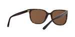 Tory Burch TY7106 Sunglasses 137883-57 - Dark Tortoise Frame, Brown Solid TY7106-137883-57