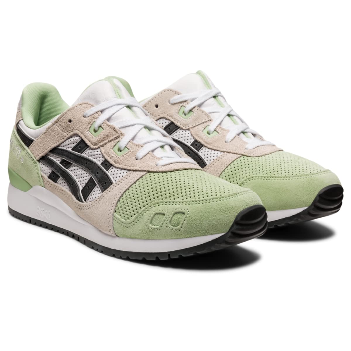 ASICS Men's Gel-Lyte III OG Sportstyle Shoes, 11.5, Jade/Obsidian Grey