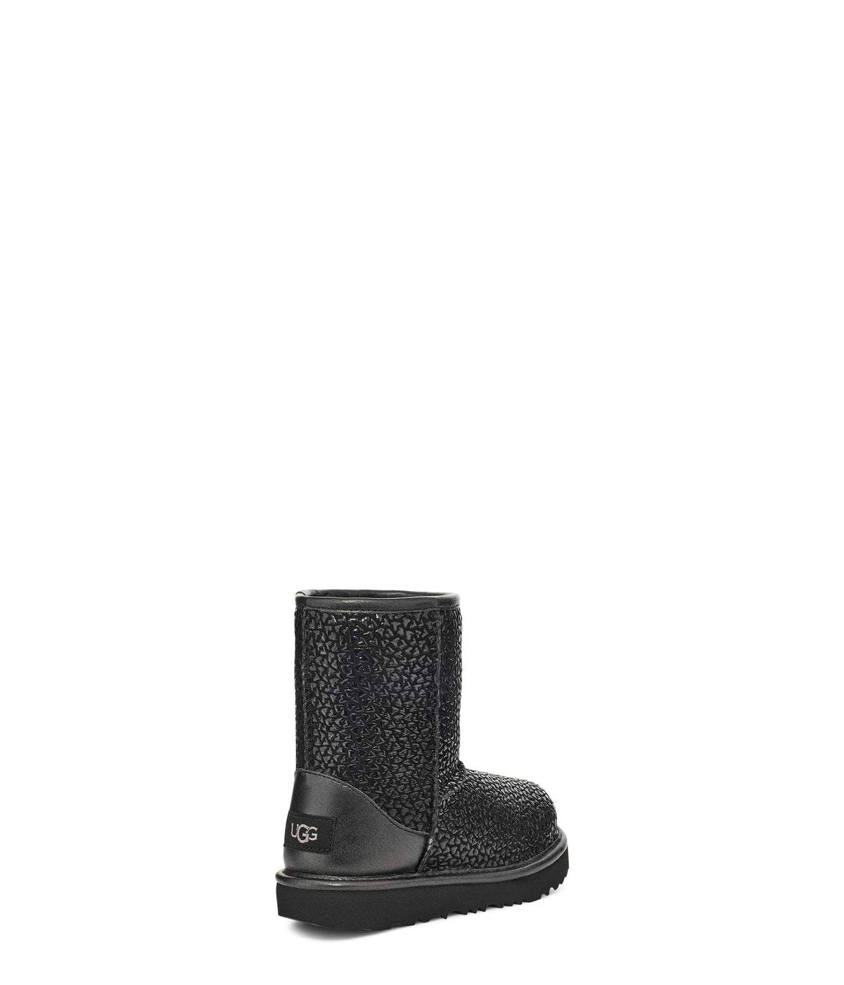 UGG Unisex-Child Classic Ii Gel Hearts Boot, Black, 10 Toddler