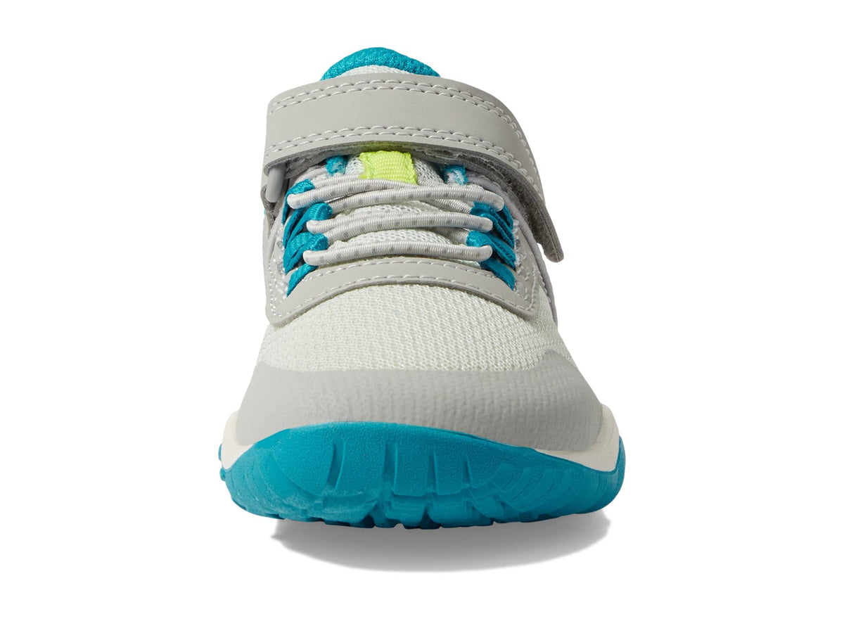 Merrell Trail Glove 7 A/C (Little Kid/Big Kid) Grey/Blue/Lime 10.5 Little Kid M