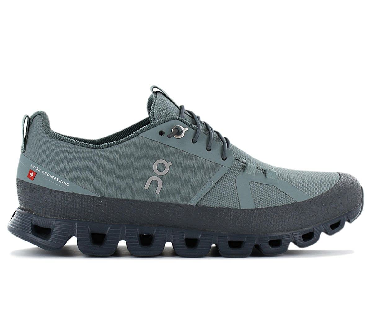 On Running Womens Cloud Dip Canvas Sea Stone Trainers 8 US