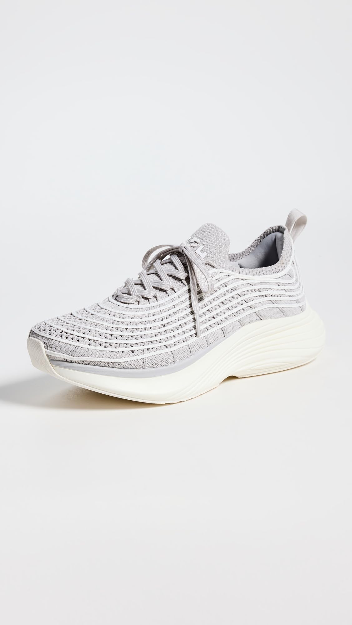 APL Women's Techloom Zipline Sneakers, Harbor Grey/Ivory, 6.5 Medium US