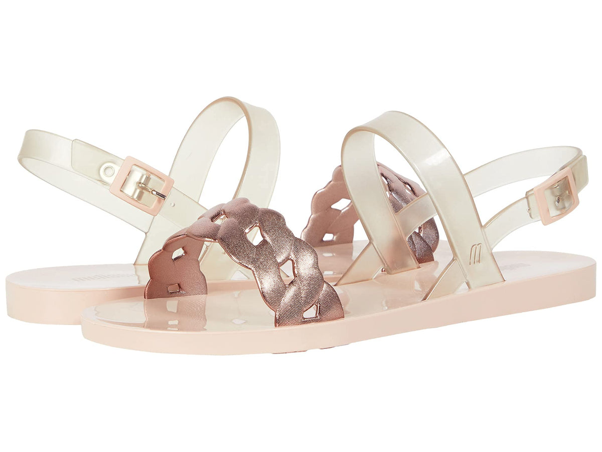 Melissa Shoes Lip II 8 Pink/Metallic Pink