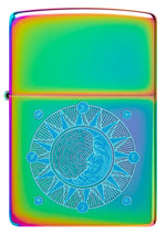 Zippo Sun Design Multi-Color Pocket Lighter