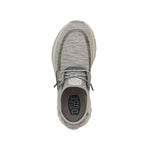 HEYDUDE Sirocco Dual Knit Light Grey Size 9 | Men's Shoes | Men's Casual Sneakers | Comfortable & Light-Weight