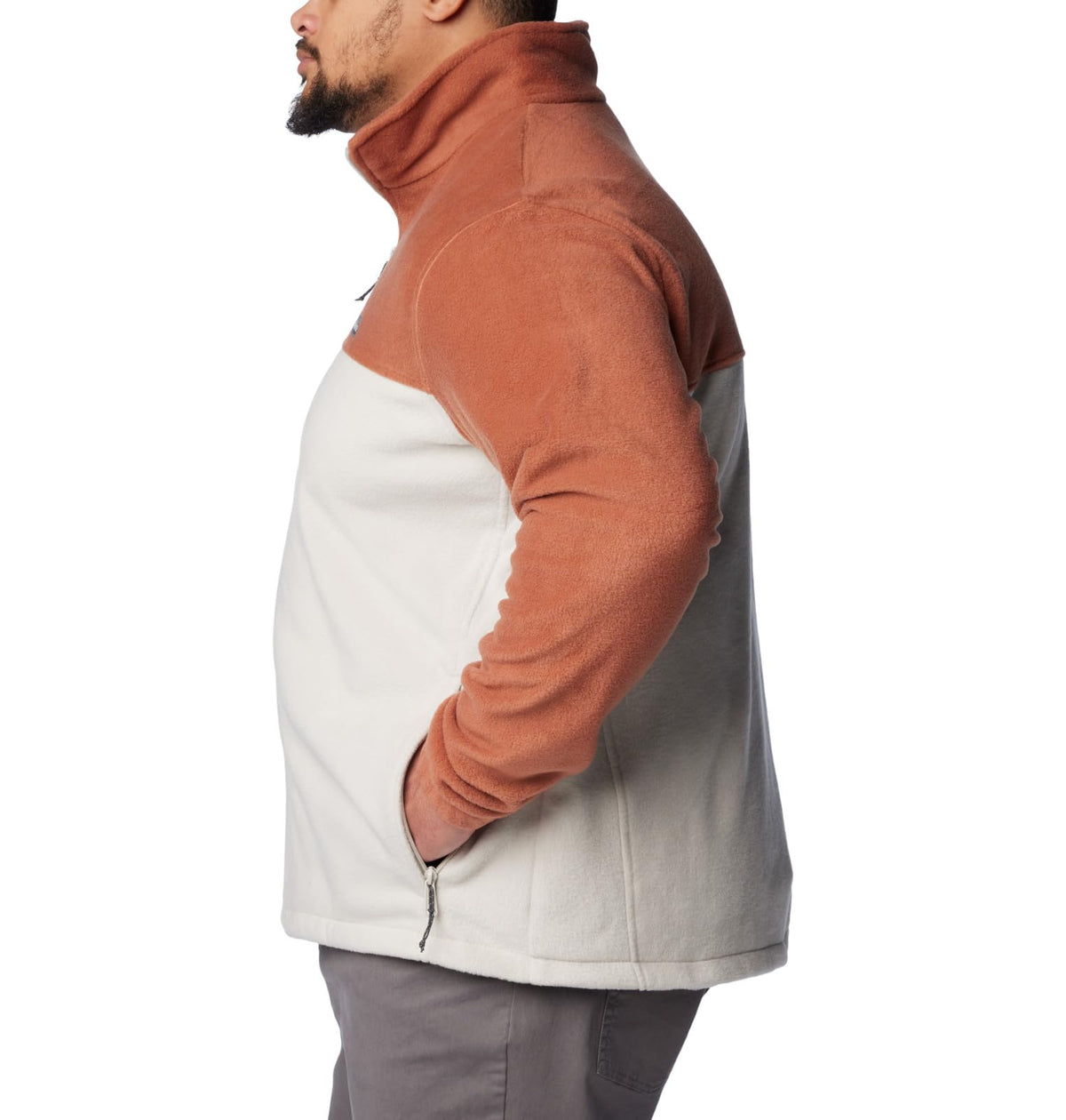 Columbia Men's Steens Mountain Full Zip 2.0, Auburn/Dark Stone, Small