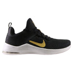 Nike Women's Air Max Bella Trainer 2 Sneaker, Black/Metallic Gold-vast Grey, 12