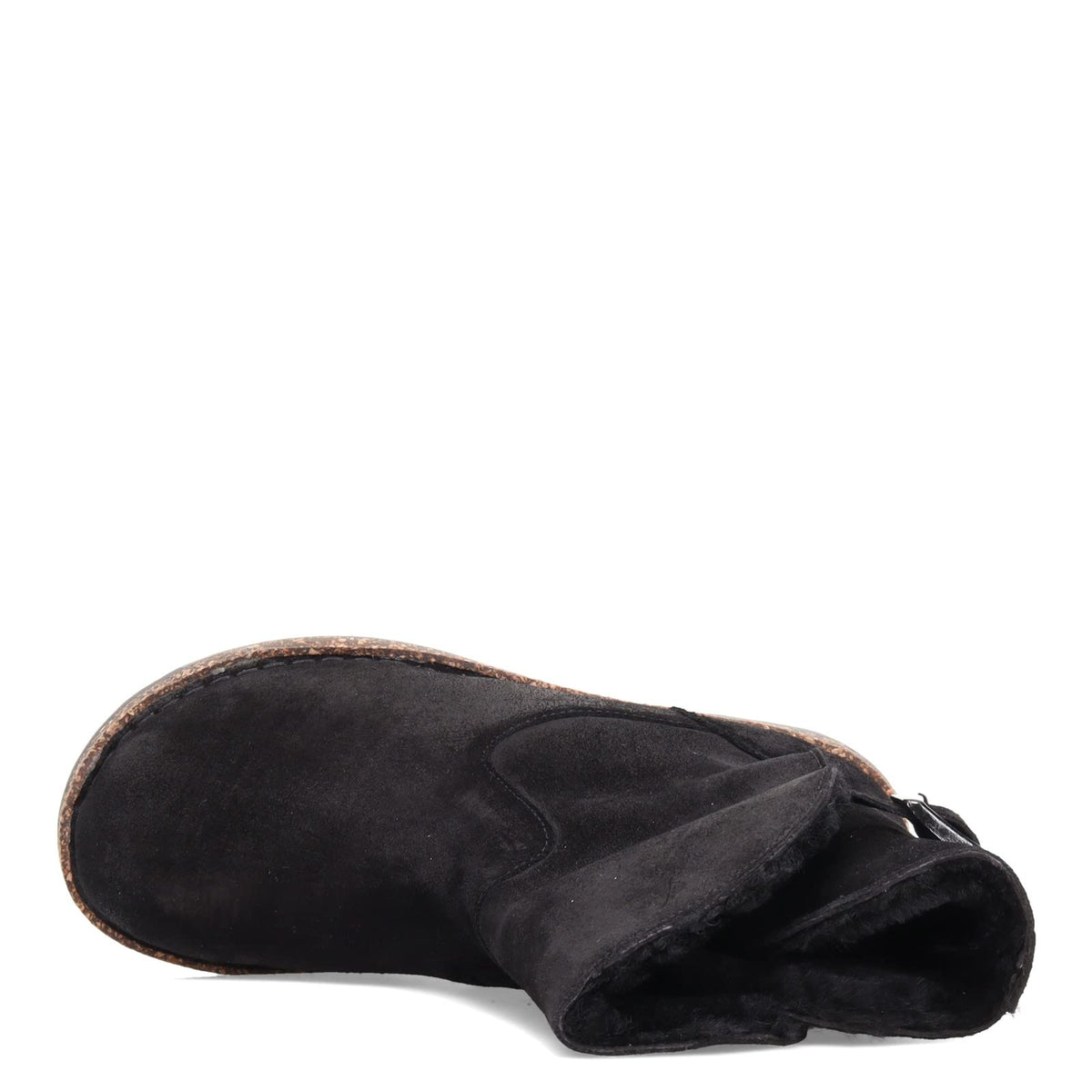 Birkenstock Upsalla Shearling Suede Leather Women (9, Black)